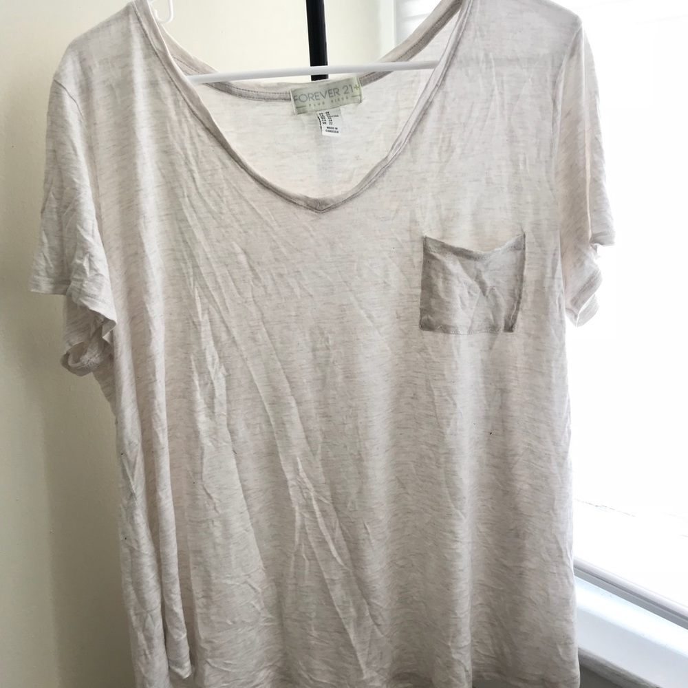 Forever 21+ White Tee